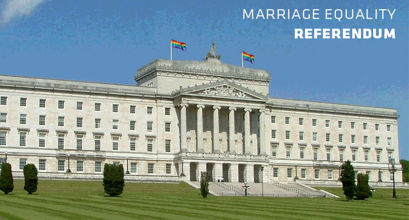 Support surges for a Northern Ireland marriage equality referendum in the face of fourth defeat in two and a half years