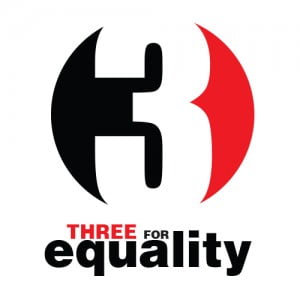 3 FOR EQUALITY LOGO