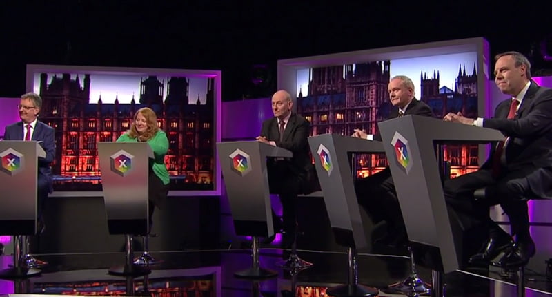 NI Leaders' Debate: Martin McGuinness repeats his party's call for a referendum on marriage equality