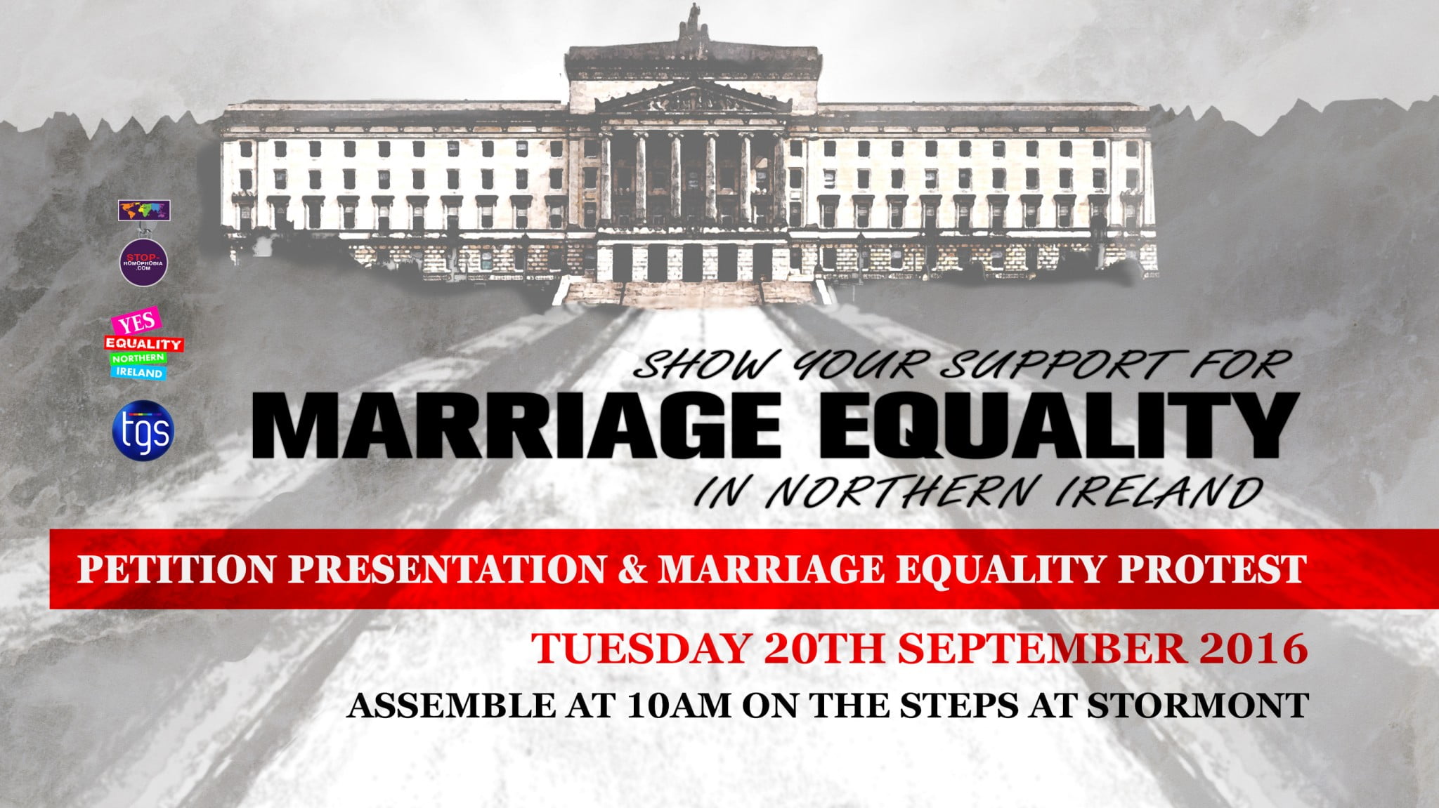 Marriage Equality petition to be presented at Stormont